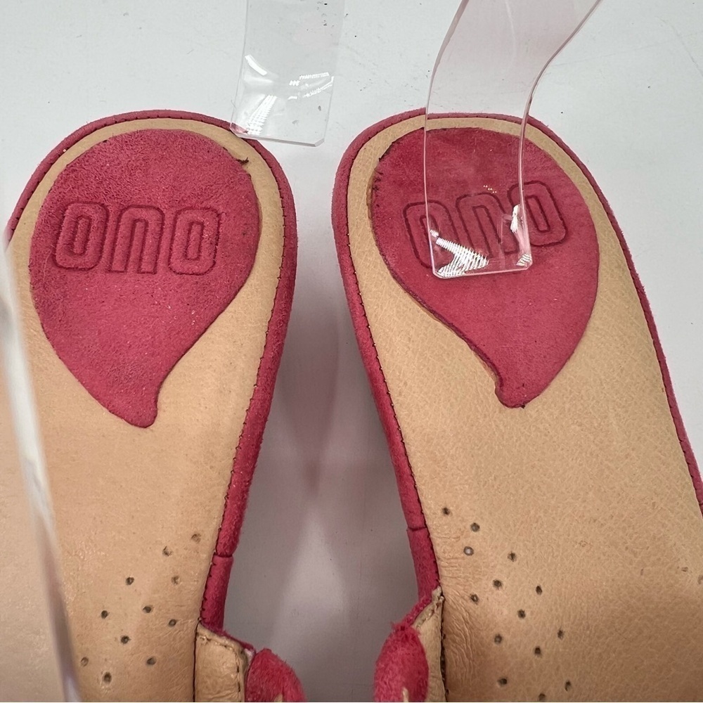 ONO Cara Pink Suede Slide Sandals Size 8M - Picture 3 of 9